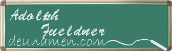 Adolph Fueldner Visitenkarte